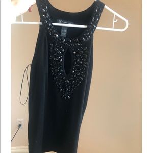 Black dress top size small